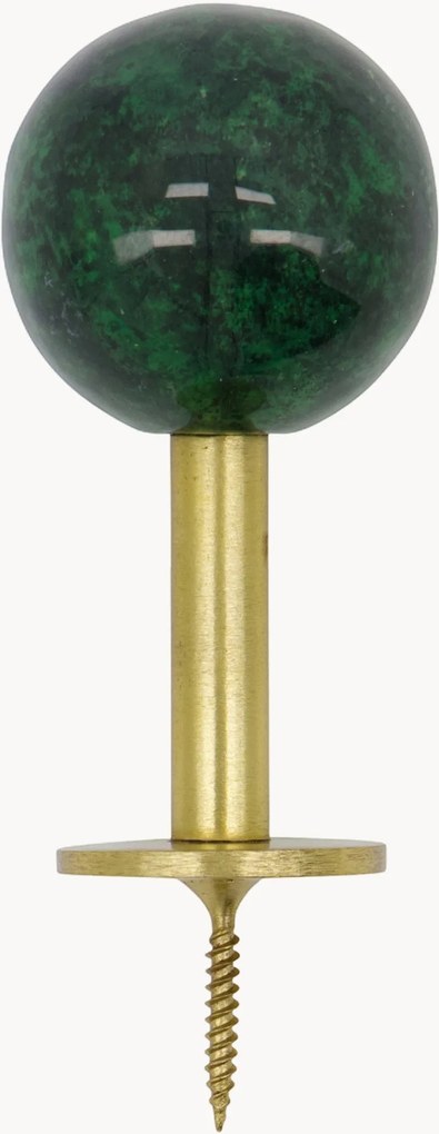 Handgemaakte metalen wandhaken Ball, 2-delig
