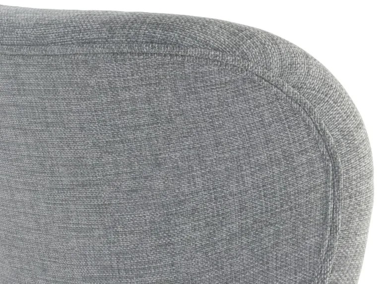 ALTEA Grijs (stof Rio 180)/poten natuur eiken – MODERNE STOEL VOOR WOONKAMER/EETKAMER/KEUKEN/KANTOOR