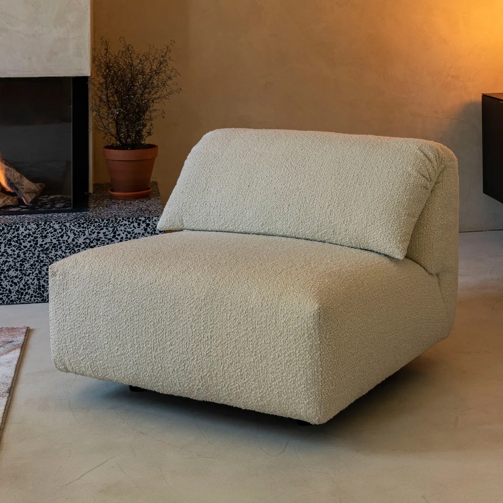 Zuiver Wings Loveseat Boucle Fauteuil Caramel