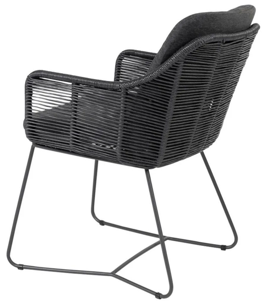 Belmond antraciet/Privada 240x107 - Ovale tuinset - 7-delig