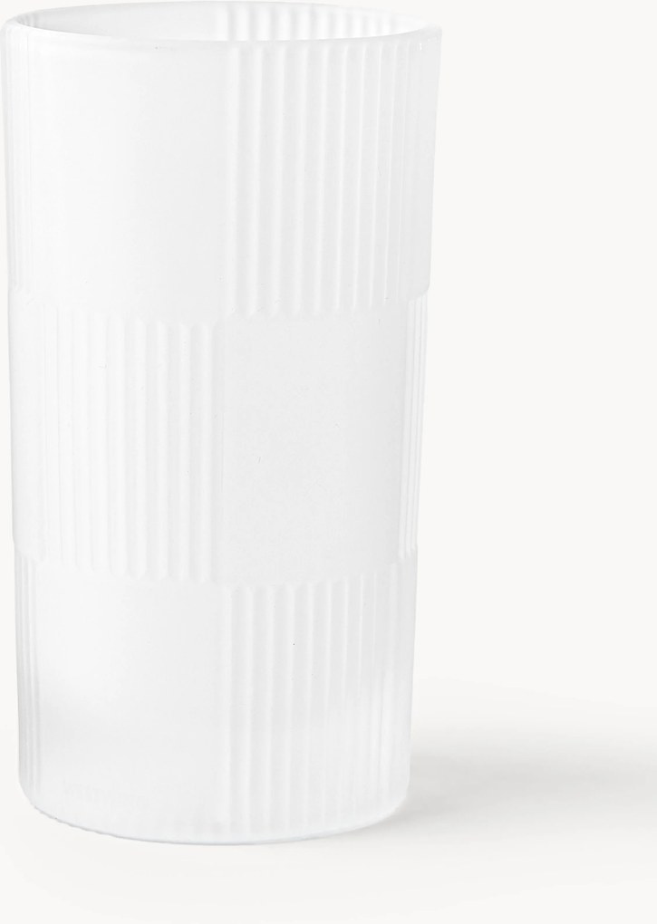 Highballglazen Bicchi met reliëfpatroon, 4-delig