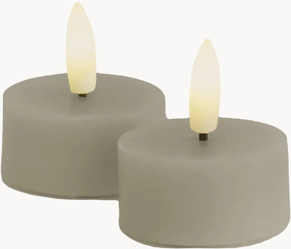 Dimbare LED waxinelichten Sille, 2-delig