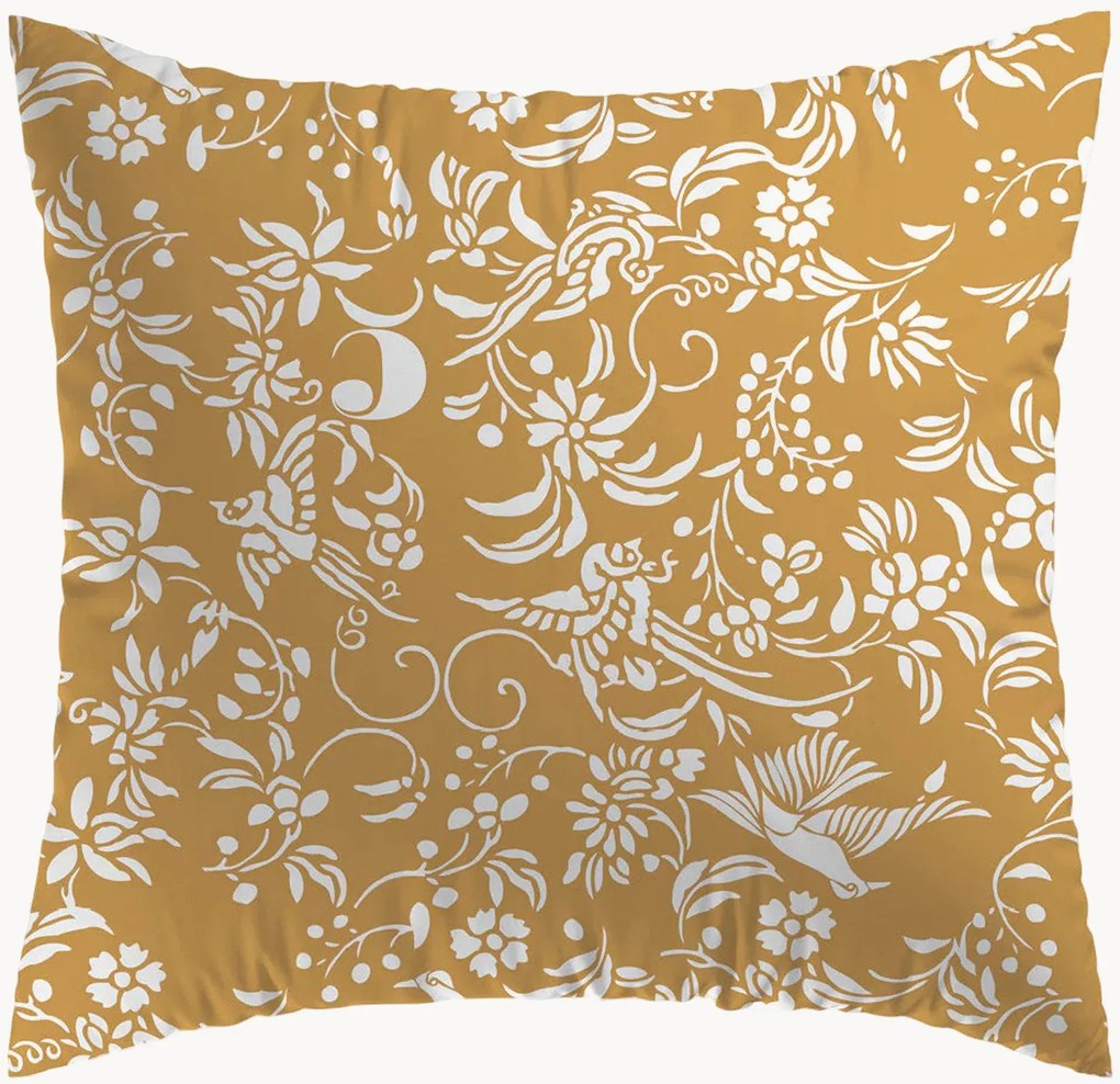 Katoensatijnen kussenslopen Birds, 2-delig