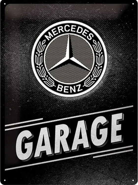 Metalen bord Mercedes-Benz - Garage