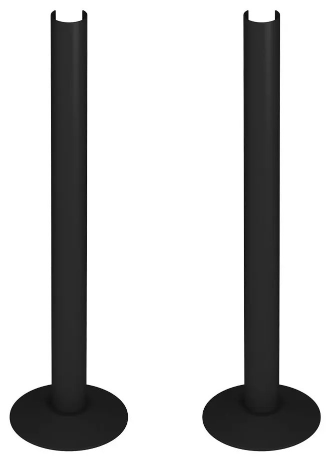 Eastbrook Pipes verdekking radiatorbuis 20cm met rozet zwart