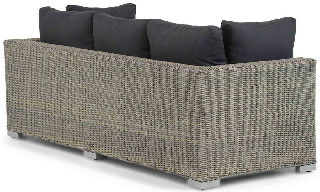 Stoel en Bank Loungeset 5 personen Wicker Taupe  Garden Collections Toronto/Brighton