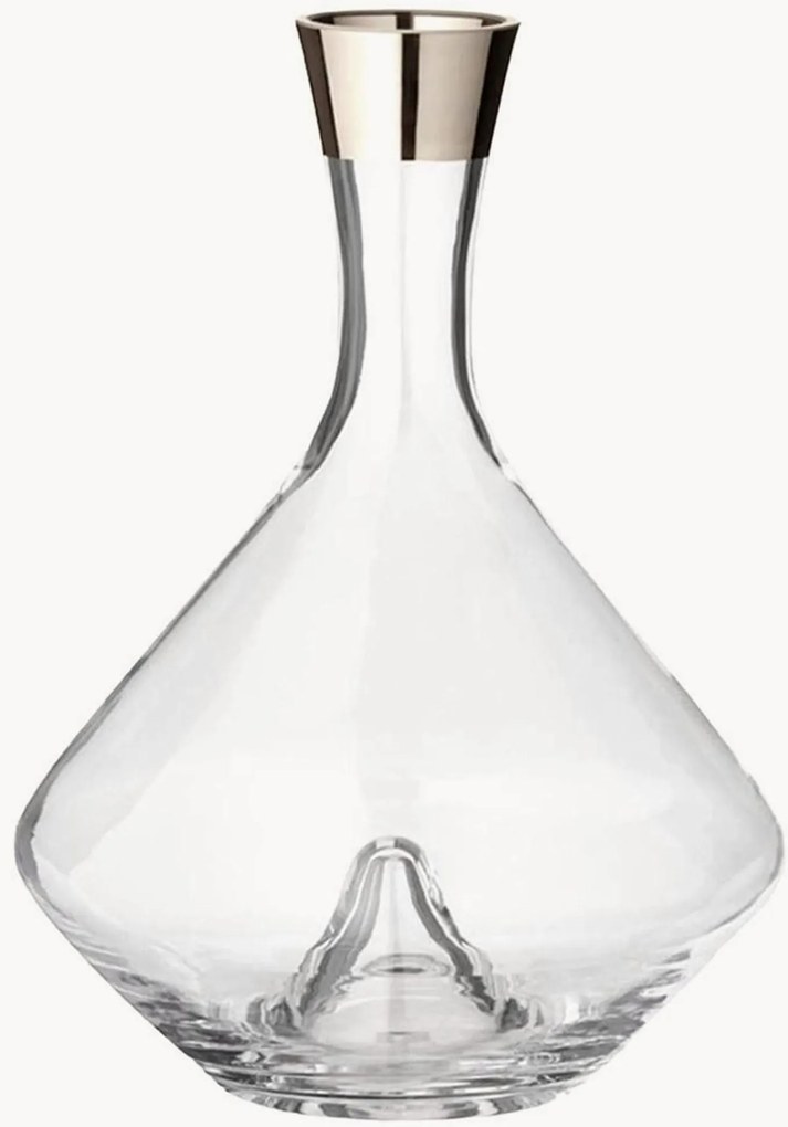 Mondgeblazen karaf Frederick met platinarand