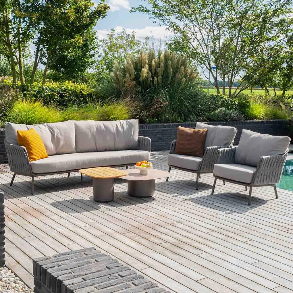 4 Seasons Cannes loungeset 3-delig - terre