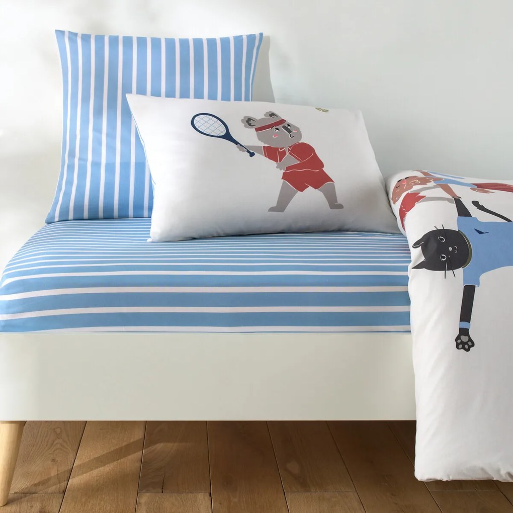 Hoeslaken voor kinderen 30% gerecycled katoen, Neilo