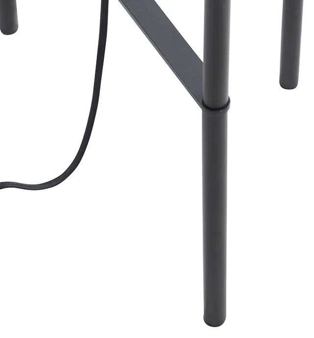 Industriële vloerlamp zwart - Bliss Vefa