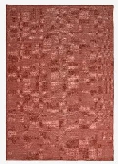 Rechthoekig Wollen Vloerkleed Jultriz Rood – Klei & 160 X 230 Cm - Sklum