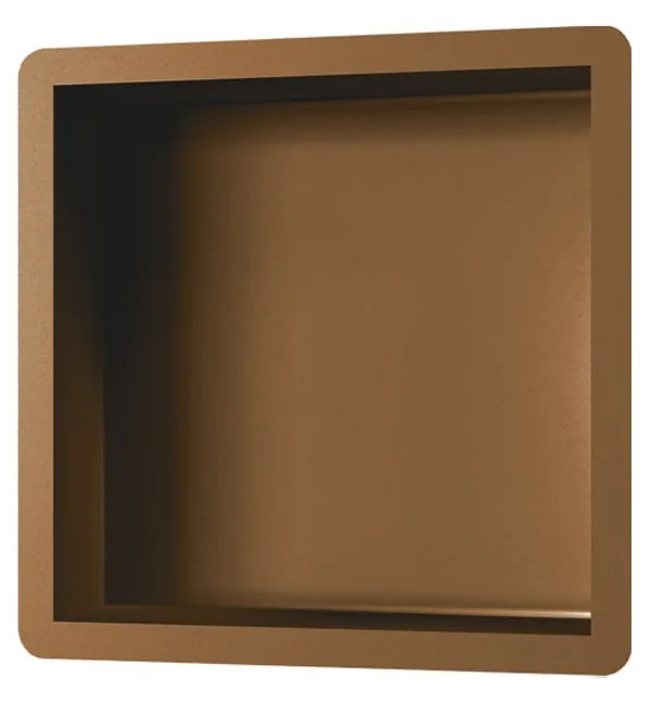 Brauer Copper Edition inbouwnis 30x30cm koper geborsteld