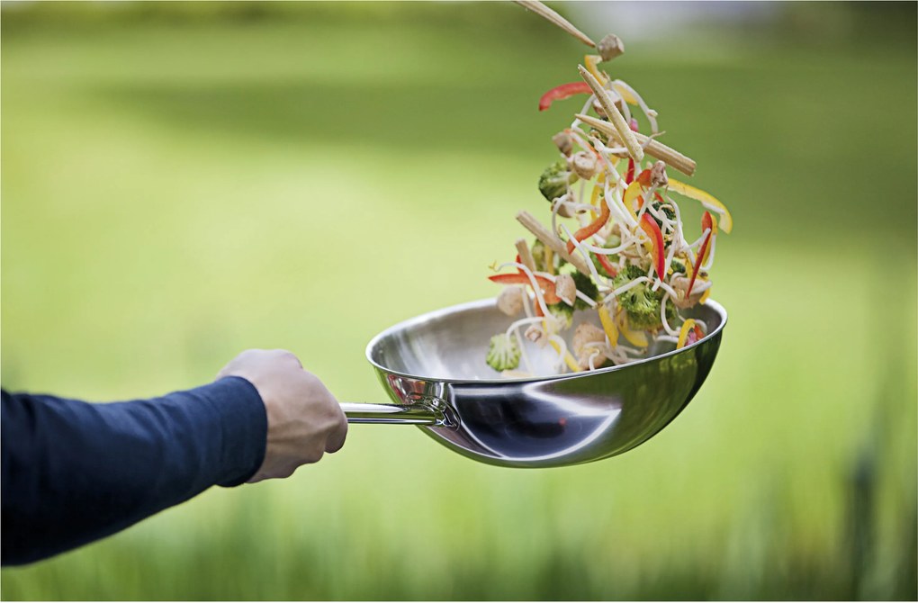 Demeyere Apollo 7 Wok vlakke bodem 26 cm - Apollo 7 - Demeyere