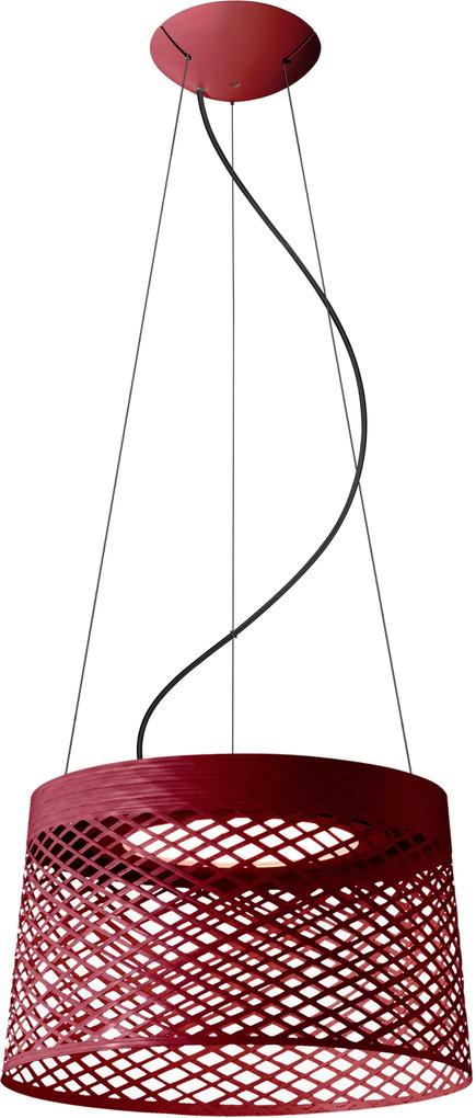 Foscarini Twiggy Grid hanglamp outdoor LED rood