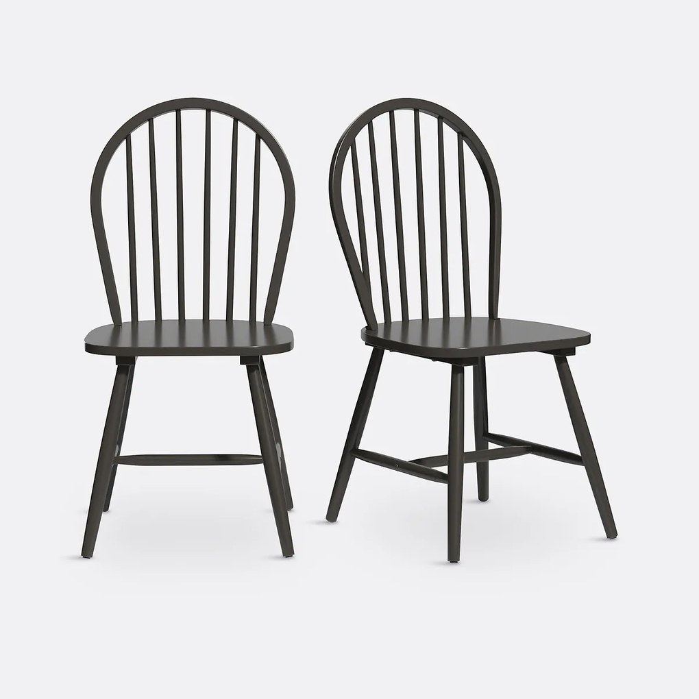 Set van 2 stoelen met spijlen, Windsor