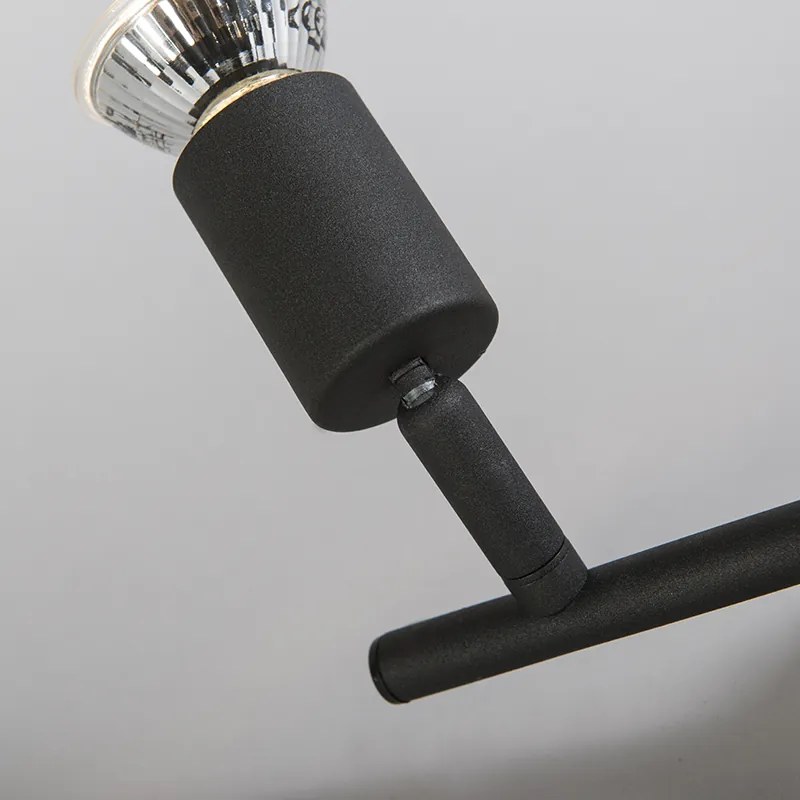 Industriële spot zwart kantelbaar 2-lichts - Jeany