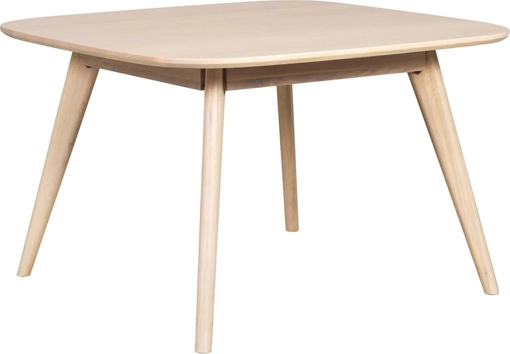 Nordiq Yumi coffee table - Salontafel - L80 x B80 x H50 cm - Whitewash - Salotafel - Bijzettafel - Hout - Scandinavisch - Modern