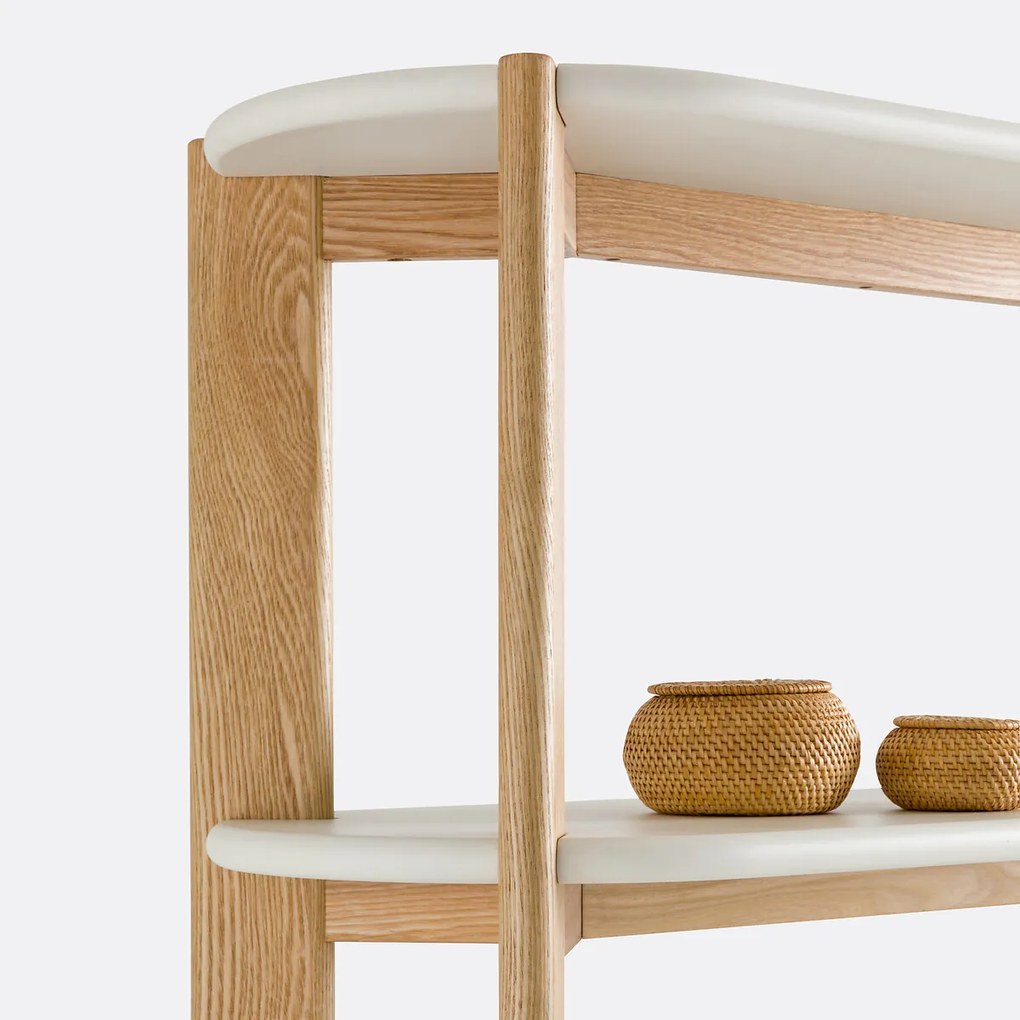 Organisch gevormde boekenkast, GALET