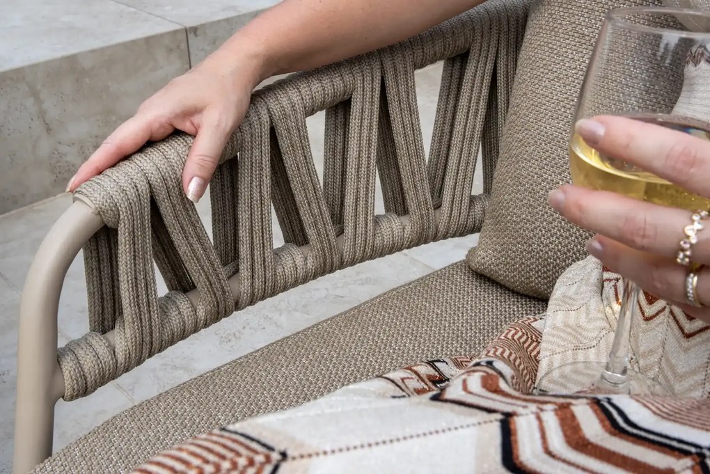 Taste by 4 Seasons Calma loungestoel terre SALE Loungestoel   bruin weerbestendig