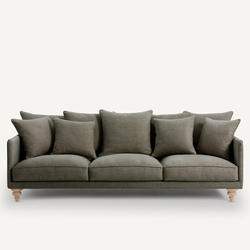 3-, 4- of 5-zits bank in katoen en linnen, Lazare