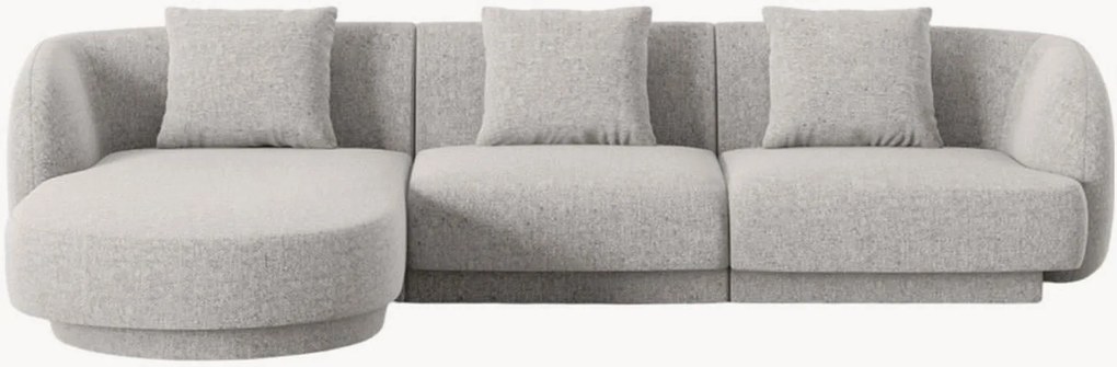 Chenille hoekbank Tulum