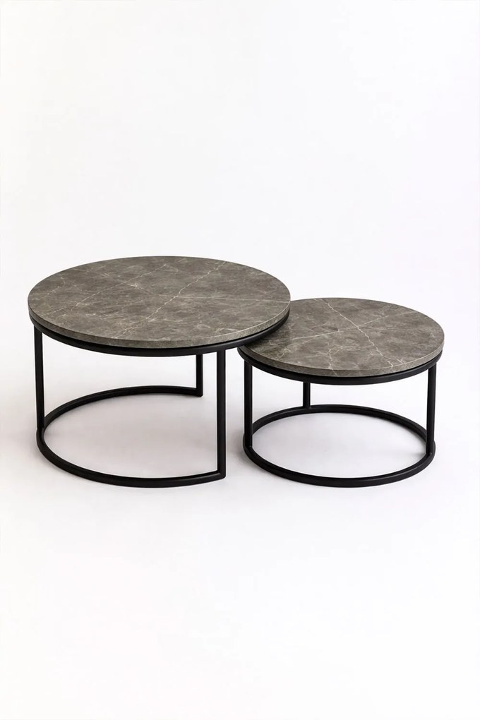 Set 2 bijzettafels Samis