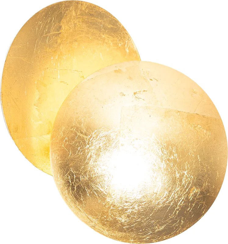 Smart wandlamp goud incl. Wifi G9 - Sunrise