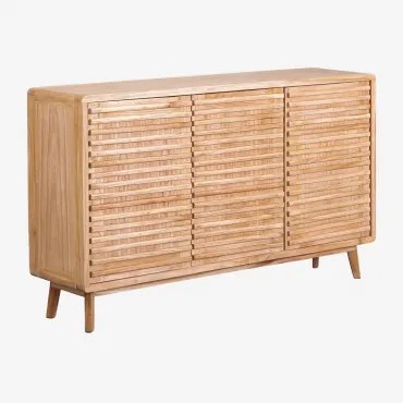 Deleyna Dressoir 150x35 Cm Van Hout Houtbruin - Sklum