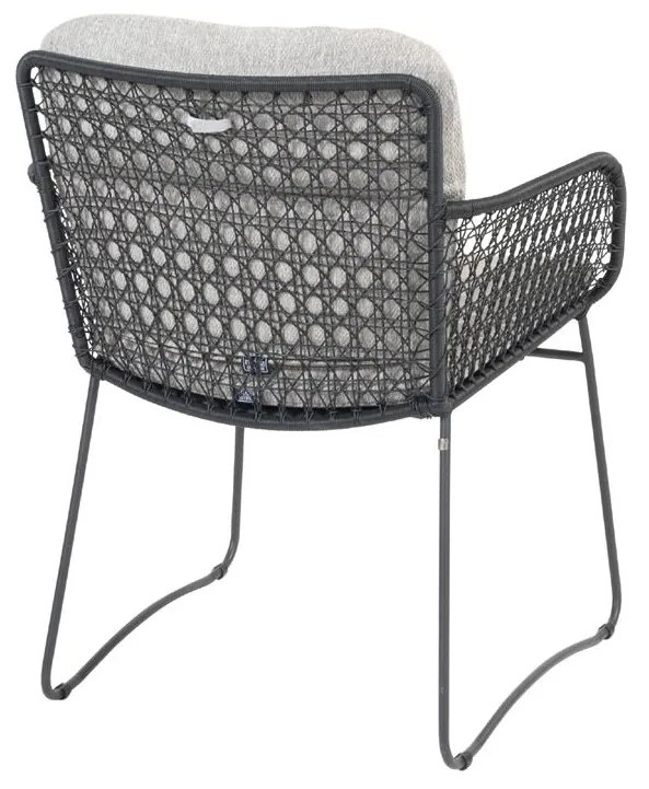 4 Seasons Outdoor Aprilla dining chair antraciet * Sale *      zwart weerbestendig