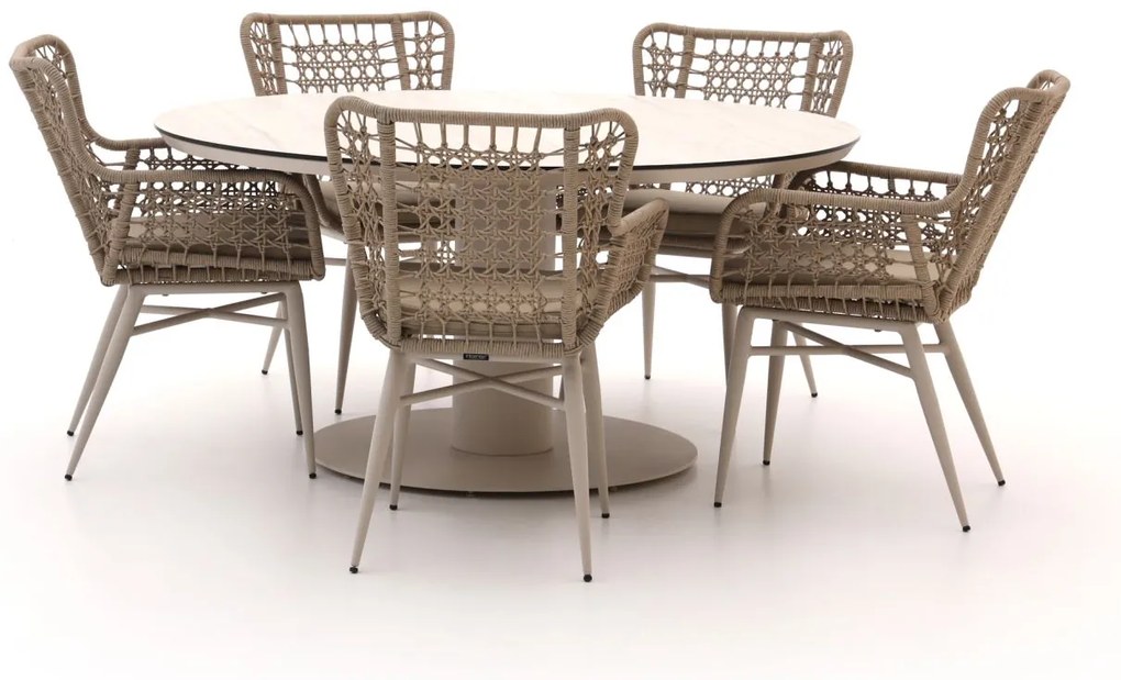 Intenso Busso/La Fonte ø 150cm dining tuinset 6-delig