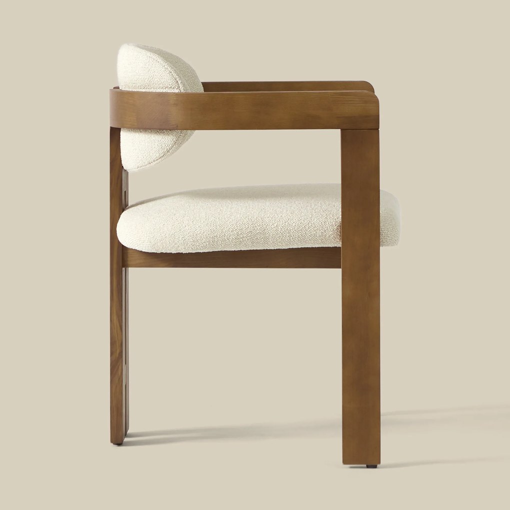 Wabi Sabi Eetkamerstoel Met Armleuning Naturel