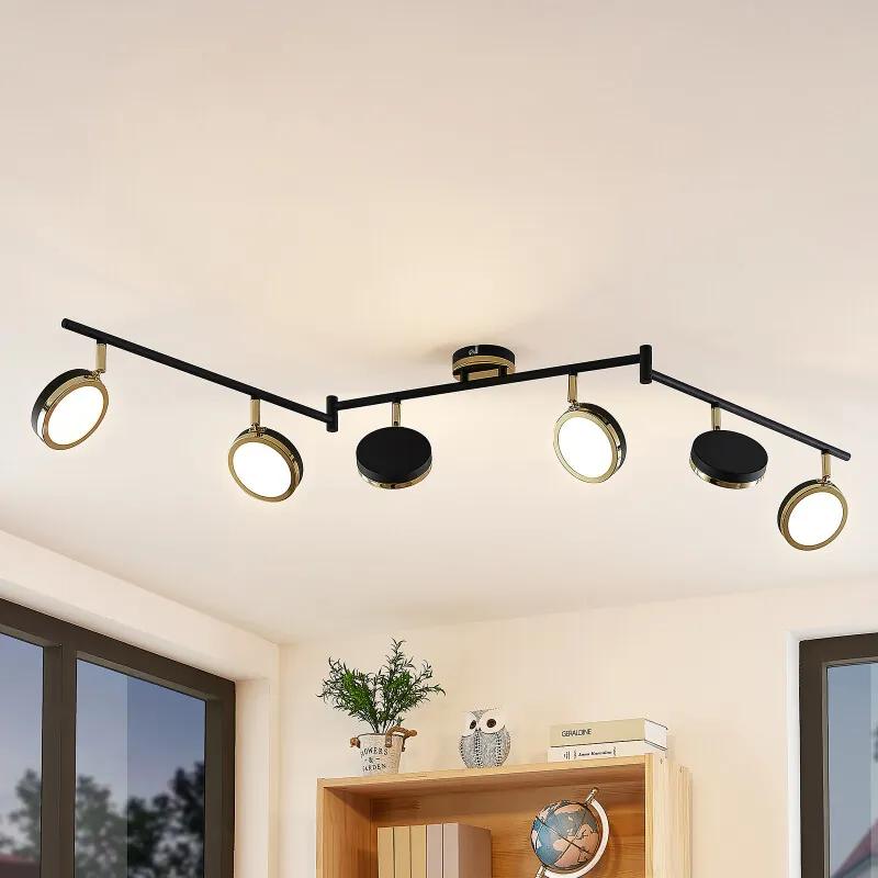Alsani LED plafondspot, 6-lamps - lampen-24