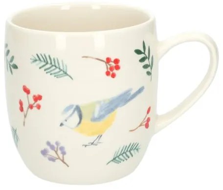 Mok, steengoed, vogels,Ø9,5 CM