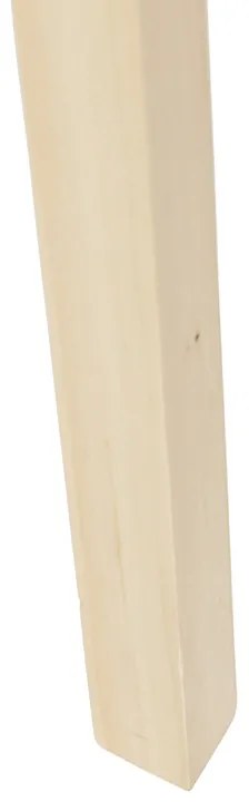 Vloerlamp tripod hout zonder kap - Puros