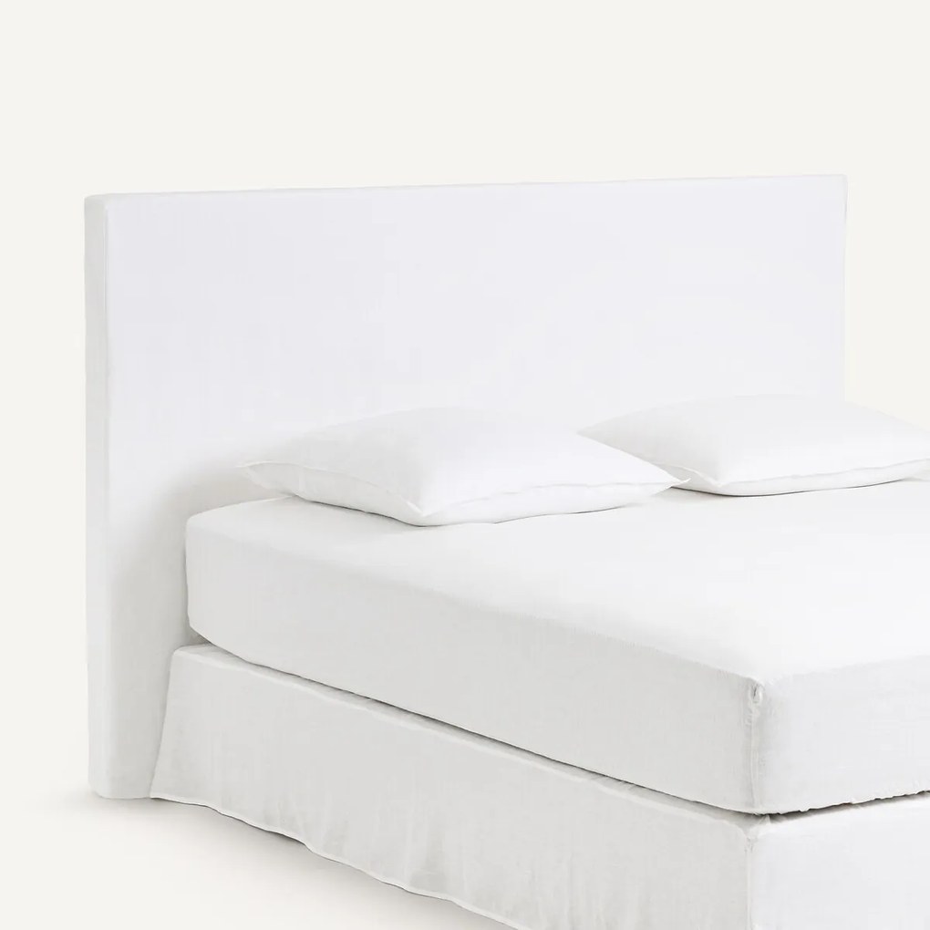 Hoes in zuiver linnen voor hoofdbord Stadia, hoogte 120 cm