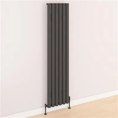 Eastbrook Kelmscott radiator 40x180cm aluminium 1431W antraciet