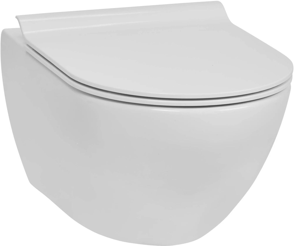 Ben Segno 2.0 hangtoilet FreeFlush Xtra glaze+ incl. softclose toiletbril met quickrelease glans wit