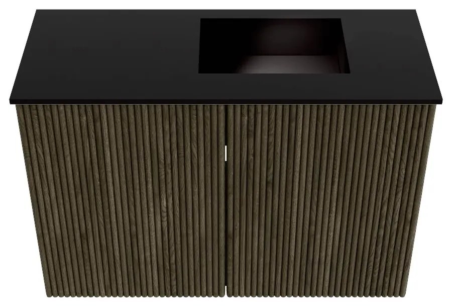 Mondiaz Joya 60cm toiletmeubel shadow met wastafel faye rechts 1 kraangat urban
