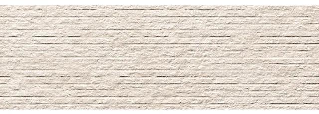 Fap Ceramiche Nobu wandtegel - 25x75cm - gerectificeerd - Natuursteen look - White mat (wit) SW07314690