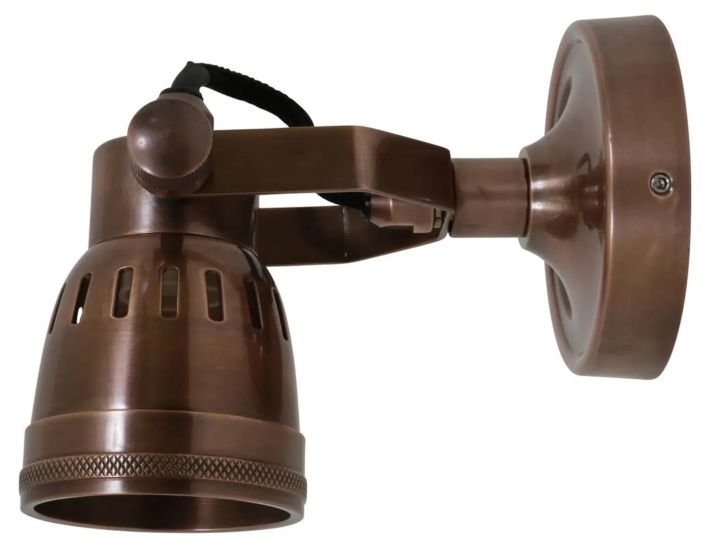 Muurspot Indigo Cover Antiek Rood Koper