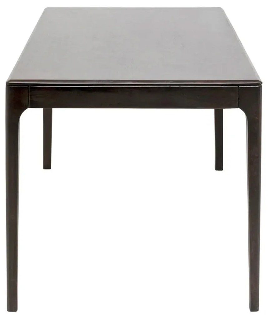 Retro Eettafel Donker Hout 160x80 Cm - 160 X 80cm.