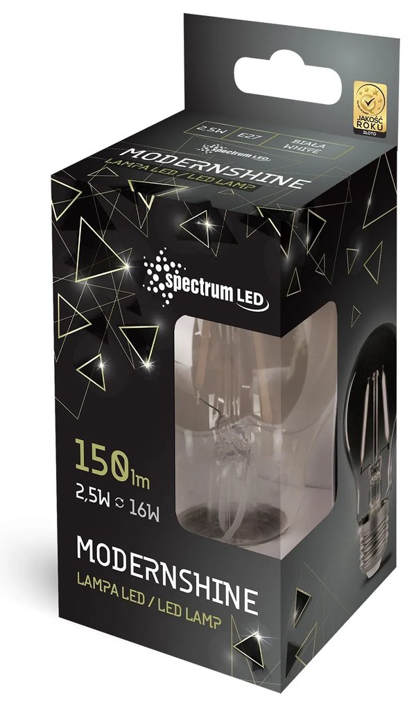 Neutrale LED E27 230V 2,5W LED-lamp decoratieve spiegel 14468