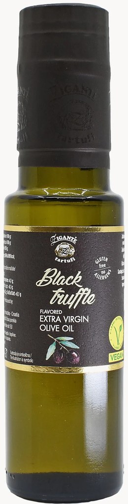 Extra vierge olijfolie met zwarte truffelsmaak, 6 flessen