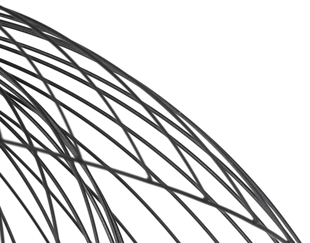 Smart plafondlamp zwart 60 cm incl. Wifi G95 - Pua