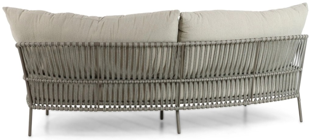 Stoel en Bank Loungeset 5 personen Aluminium/rope Taupe  4 Seasons Outdoor Capalbio/Riah