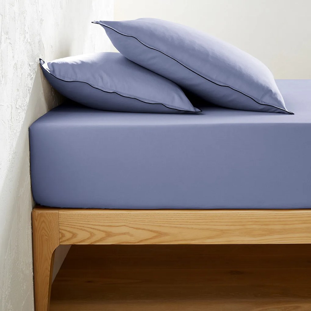 Hoeslaken van 118-draden gewassen katoensatijn, Victor uni