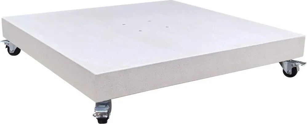 AVH parasolvoet 90 kg met 4 wielen zand graniet