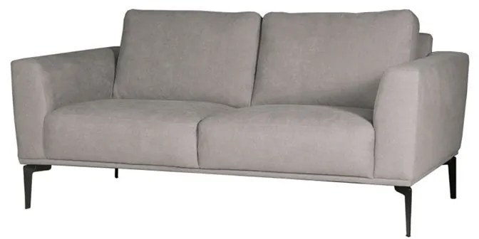 2 zitsbank - Tulp - stof Sorro lichtgrijs 90