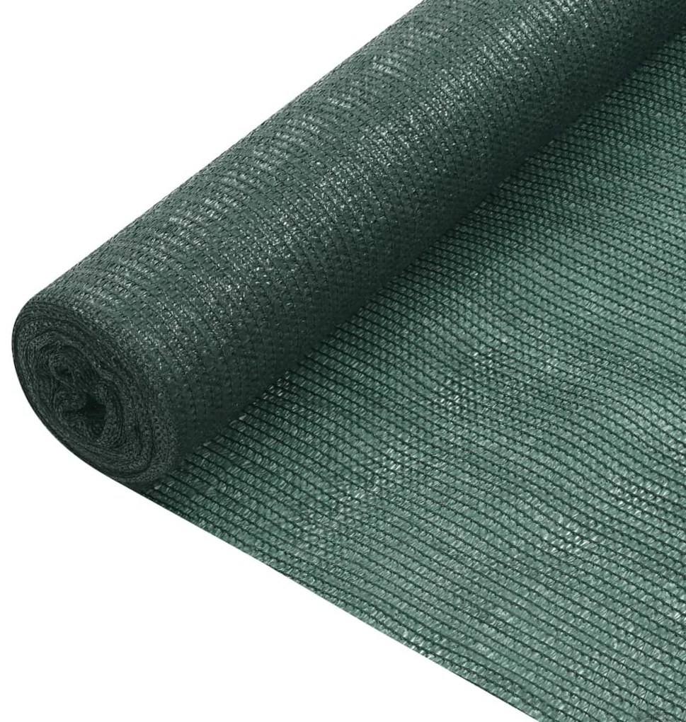 vidaXL Privacynet 75 g/m² 1,5x10 m HDPE groen
