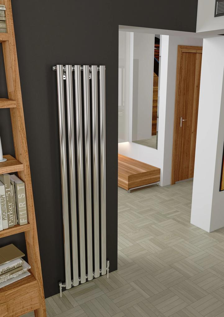 Eastbrook Tunstall verticale radiator 180x28cm Chroom 401 watt